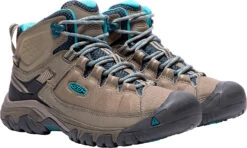 'Keen Outdoor' Women's Targhee EXP WP Mid Hiker - Brindle / Blue Coral -Shoe Joy Shop 1017737 PLA large 1024x1024@2x