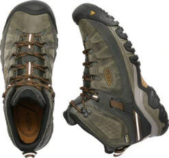 'Keen Outdoor' Men's Targhee III WP Mid Hiker - Black Olive / Golden Brown (Wide) -Shoe Joy Shop 1018596 PLD med 1024x1024@2x
