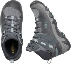 'Keen Outdoor' Women's Steens WP Leather Mid Hiker - Steel Grey / Ocean Wave 12 'Keen Outdoor' Women's Steens WP Leather Mid Hiker - Steel Grey / Ocean Wave -Shoe Joy Shop 1022332 PLD large 1024x1024@2x