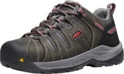 'Keen Utility' Women's Flint II EH Steel Toe - Magnet / Rose -Shoe Joy Shop 1023232 F3Q large 1024x1024@2x