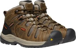 'Keen Utility' Men's Flint II Mid EH Soft Toe - Cascade Brown / Burnt Ochre -Shoe Joy Shop 1023242 PLA large 1024x1024@2x