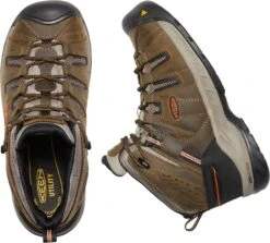 'Keen Utility' Men's Flint II Mid EH Soft Toe - Cascade Brown / Burnt Ochre -Shoe Joy Shop 1023242 PLD large 1024x1024@2x