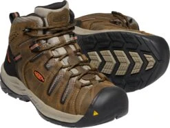 'Keen Utility' Men's Flint II Mid EH Soft Toe - Cascade Brown / Burnt Ochre -Shoe Joy Shop 1023242 PPS large 1024x1024@2x
