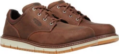 'Keen Utility' Men's San Jose Oxford EH Aluminum Toe - Gingerbread / Off White -Shoe Joy Shop 1026707 PLA med 1024x1024@2x