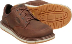 'Keen Utility' Men's San Jose Oxford EH Aluminum Toe - Gingerbread / Off White -Shoe Joy Shop 1026707 PPS med 1024x1024@2x