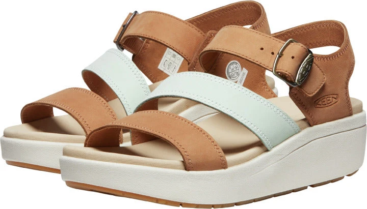 'Keen Outdoor' Women's Ellecity Backstrap Sandal - Natural / Clearly Aqua 8 'Keen Outdoor' Women's Ellecity Backstrap Sandal - Natural / Clearly Aqua - Image 6