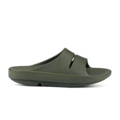 'OOFOS' Unisex OOahh Slide Sandal - Forest Green