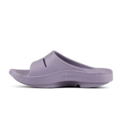 'OOFOS' Women's OOahh Slide Sandal - Mauve -Shoe Joy Shop 1100MAUVE shot4 1024x1024@2x