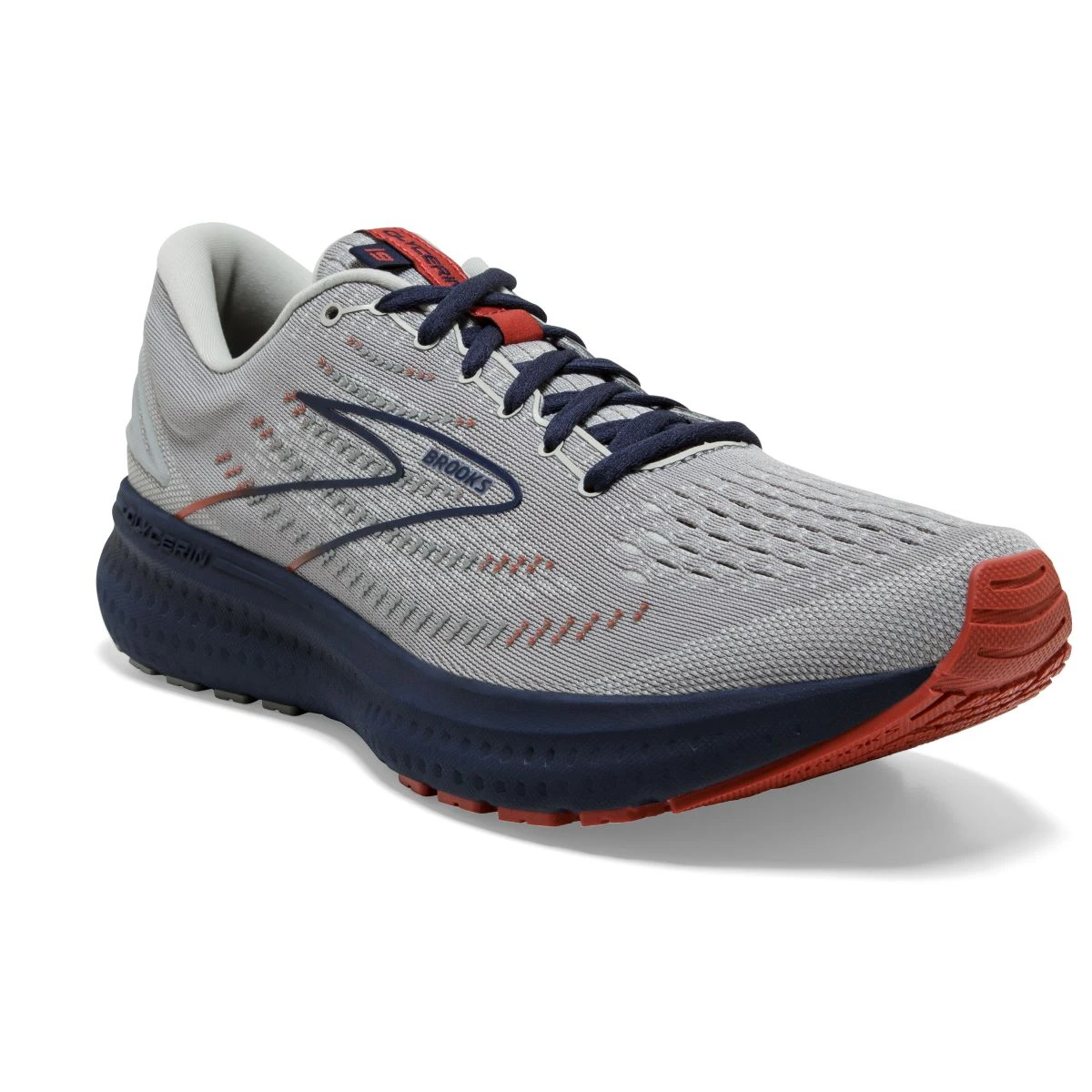 'Brooks' Men's Glycerin 19 - Grey / Alloy / Peacoat 4 'Brooks' Men's Glycerin 19 - Grey / Alloy / Peacoat - Image 2