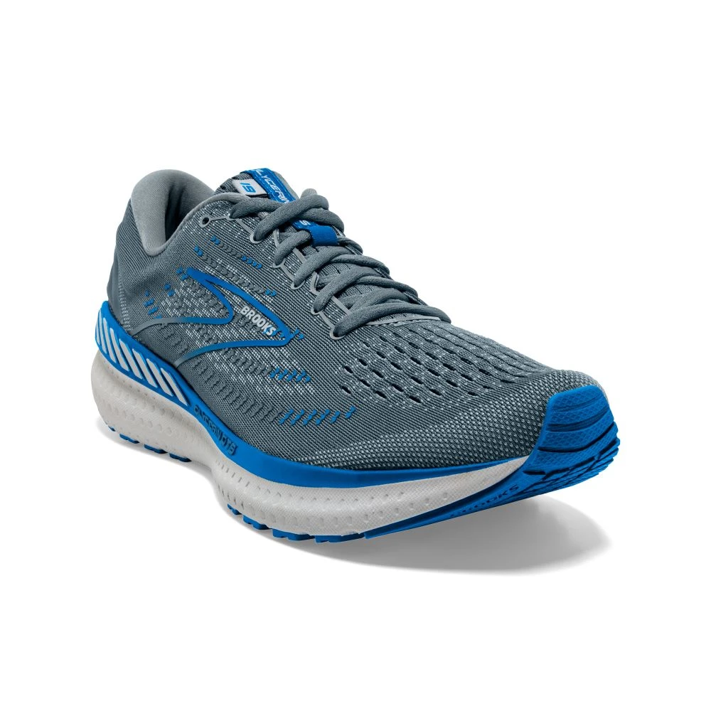 'Brooks' Men's Glycerin GTS 19 - Quarry / Grey / Dark Blue 4 'Brooks' Men's Glycerin GTS 19 - Quarry / Grey / Dark Blue - Image 2