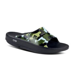 'OOFOS' Women's OOahh Slide Limited Edition - Jungle Camo -Shoe Joy Shop 1103BKJUNGCMO shot2 1024x1024@2x