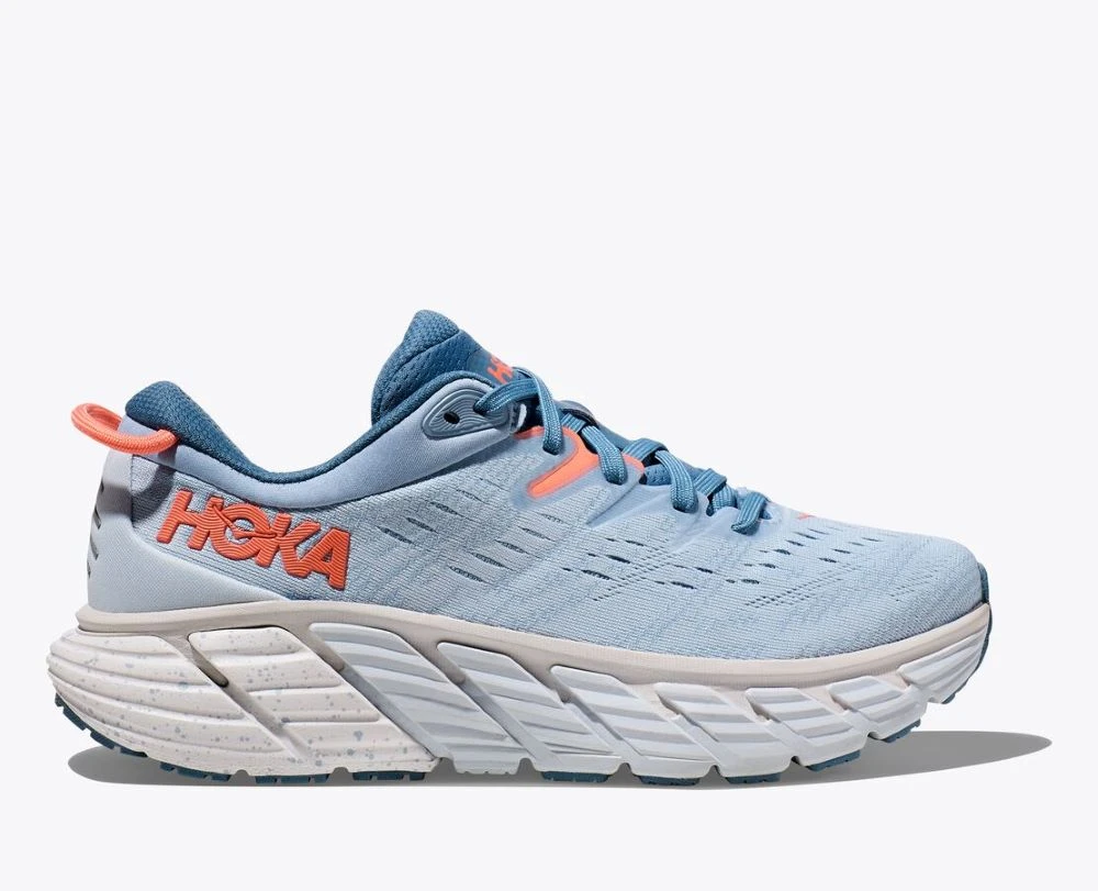 'HOKA' Women's Gaviota 4 - Blue Fog / Plein Air 6 'HOKA' Women's Gaviota 4 - Blue Fog / Plein Air - Image 4