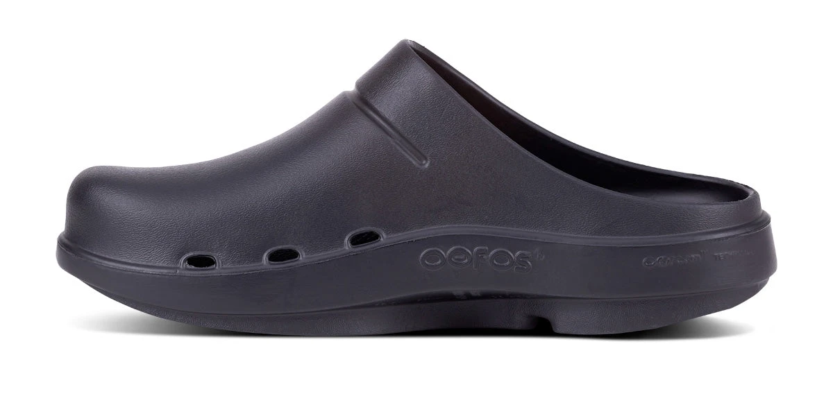 'OOFOS' Unisex OOcloog Clog - Black 4 'OOFOS' Unisex OOcloog Clog - Black - Image 2