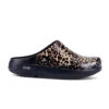 'OOFOS' Women's OOcloog Luxe Pixel Clog - Black / Black Leopard -Shoe Joy Shop 1203BLKLEOPRD shot1 1024x1024@2x