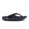 'OOFOS' Women's OOlala Luxe Thong - Cabernet -Shoe Joy Shop 1400CABERNET shot1 1024x1024@2x
