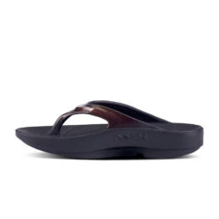 'OOFOS' Women's OOlala Luxe Thong - Cabernet -Shoe Joy Shop 1400CABERNET shot4 1024x1024@2x