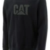 'Caterpillar' Men's Trademark Logo Crew Sweatshirt - Black -Shoe Joy Shop 1910110 016 Black 1024x1024@2x