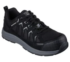 'Skechers' Men's Malad II EH Comp Toe - Black -Shoe Joy Shop 200127 BLK 1024x1024@2x