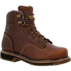 'Georgia Boot' Men's 6" Amp LT Edge EH WP Soft Toe - Brown -Shoe Joy Shop 20201110072501 855e5458 1 1024x1024@2x