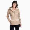 'Kuhl' Women's Dani Sherpa Jacket - Almond -Shoe Joy Shop 2068 dani sherpa jacket almond front 1024x1024@2x