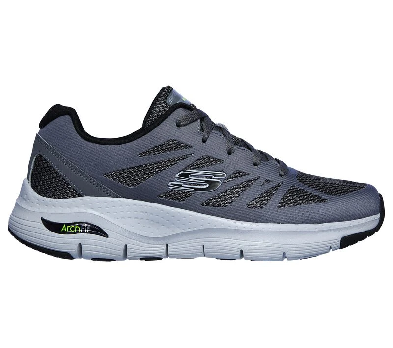 'Skechers' Men's Arch Fit-Charge Back - Charcoal / Black 3 'Skechers' Men's Arch Fit-Charge Back - Charcoal / Black