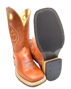 'Hondo' Men's 11" Western Square Toe - Maple Crazy Horse -Shoe Joy Shop 26405 1024x1024@2x