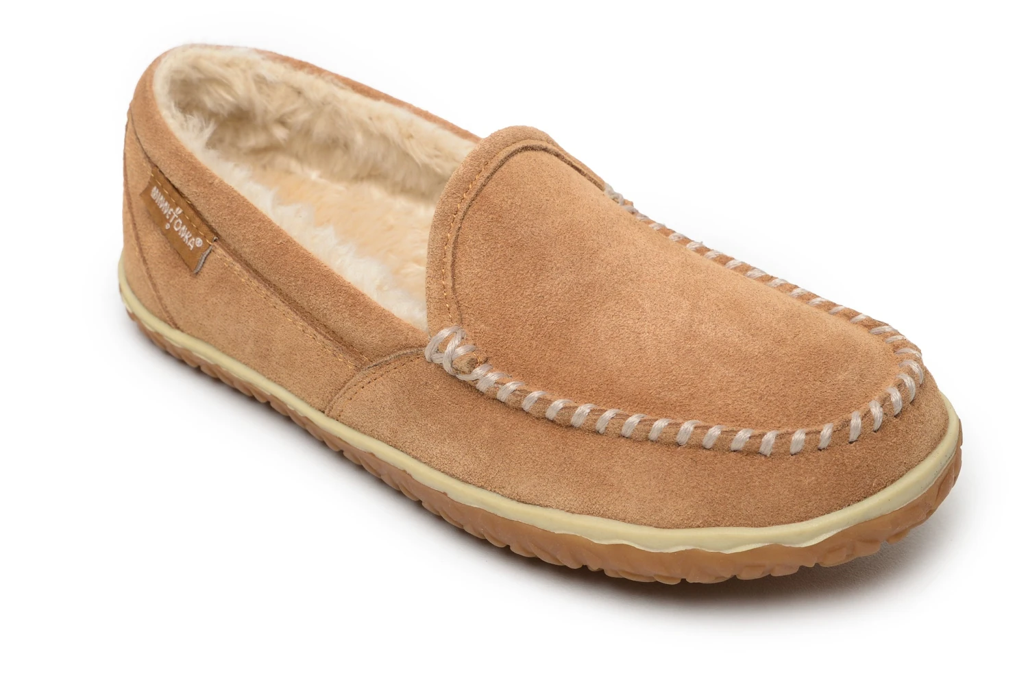 'Minnetonka' Women's Tempe Pile Lined Moc Slipper - Cinnamon 3 'Minnetonka' Women's Tempe Pile Lined Moc Slipper - Cinnamon