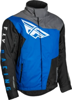 'Fly Racing' Men's SNX Pro WP Jacket - Black / Grey / Blue