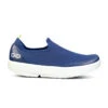 'OOFOS' Women's OOmg EeZee Low Shoe - White / Navy -Shoe Joy Shop 5072WHTNVY shot1 1024x1024@2x