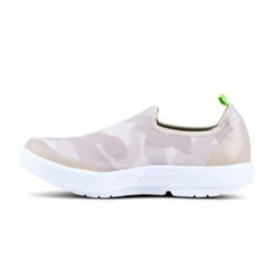'OOFOS' Women's OOmg EeZee Low Shoe - White / Tan Camo -Shoe Joy Shop 5072WHTTANCMO shot4 1024x1024@2x