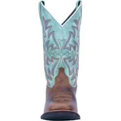'Laredo' Women's 11" Anita Western Square Toe - Brown / Turquoise 12 'Laredo' Women's 11" Anita Western Square Toe - Brown / Turquoise -Shoe Joy Shop 5607 5 1024x1024@2x