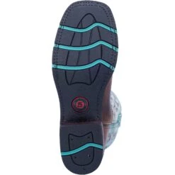 'Laredo' Women's 11" Anita Western Square Toe - Brown / Turquoise 11 'Laredo' Women's 11" Anita Western Square Toe - Brown / Turquoise -Shoe Joy Shop 5607 7 1024x1024@2x