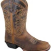 'Smoky Mountain' Women's 9" Shelby Western Square Toe - Brown Waxed Distress -Shoe Joy Shop 6063 1024x1024@2x