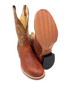'Boulet' Men's 12" Western Round Toe - Utta Whisky / Grizzly Tan -Shoe Joy Shop 63275 1024x1024@2x