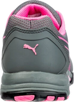 'Puma' Women's Celerity Knit Low Steel Toe - Grey / Pink -Shoe Joy Shop 642915 CELERITY KNIT PINK WNS LOW 804 back 1024x1024@2x