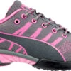 'Puma' Women's Celerity Knit Low Steel Toe - Grey / Pink -Shoe Joy Shop 642915 CELERITY KNIT PINK WNS LOW 804 single 02 1024x1024@2x