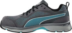 'Puma' Women's Fuse Knit Motion Protect EH Low Comp Toe - Grey / Turquoise -Shoe Joy Shop 643905 FUSE KNIT BLUE WNS LOW left 1024x1024@2x