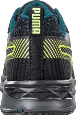 'Puma' Women's Fuse Knit Motion Protect EH Low Comp Toe - Black / Green -Shoe Joy Shop 643935 FUSE KNIT BLACK WNS LOW back 1024x1024@2x