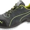 'Puma' Women's Fuse TC Low ESD Steel Toe - Black / Lime Green -Shoe Joy Shop 644105 FUSE NEON GREEN wns low single 1024x1024@2x