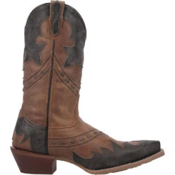 'Laredo' Men's 12" Porter Overlay Western Snip Toe - Tan -Shoe Joy Shop 68408 2 1024x1024@2x