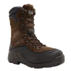 'Rocky' Men's BlizzardStalker 1200GR Insulated WP Steel Toe - Brown / Black