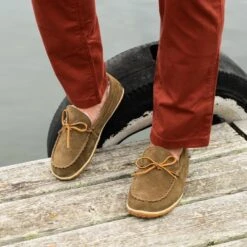 'Minnetonka' Men's Taft Slipper - Autumn Brown -Shoe Joy Shop 775x775 41037 l1 2 1024x1024@2x