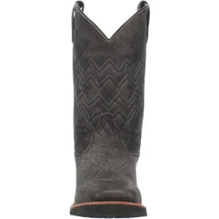 'Laredo' Men's 12" Axel Western Square Toe - Charcoal Black -Shoe Joy Shop 7927 5 1024x1024@2x