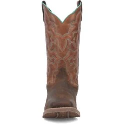 'Laredo' Men's 13" Odie Western Square Toe - Dark Brown -Shoe Joy Shop 7961 shdw 5 1024x1024@2x
