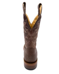 'Boulet' Men's 12" Roper Western Round Toe - Shoulder Noce Taurus / Organza Brown -Shoe Joy Shop 82092 1024x1024@2x