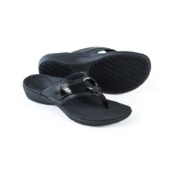 'Powerstep' Women's ArchWear™ Sandal - Black