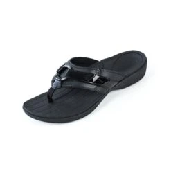 'Powerstep' Women's ArchWear™ Sandal - Black -Shoe Joy Shop 8500 15 product 07 1400px 72dpi 1024x1024@2x