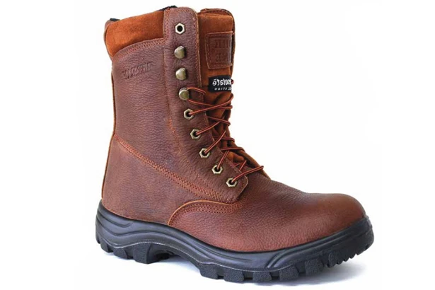 'Work Zone' Men's 8" 200GR EH WP Steel Toe - Brown 3 'Work Zone' Men's 8" 200GR EH WP Steel Toe - Brown