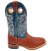 'Boulet' Men's 13" Western Square Toe - Utta Whisky / Puma Turqueza -Shoe Joy Shop 92931 1024x1024@2x
