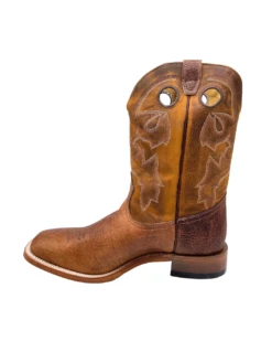 'Boulet' Men's 12" Saddle Vamp Western Square Toe - Shrunken Bomber / Ambergold -Shoe Joy Shop 93456 1024x1024@2x